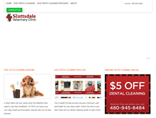 Tablet Screenshot of dogteethcleaningaz.com